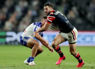 NRL Rd 5 - Bulldogs v Roosters