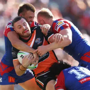 NRL Rd 2 - Knights v Wests Tigers