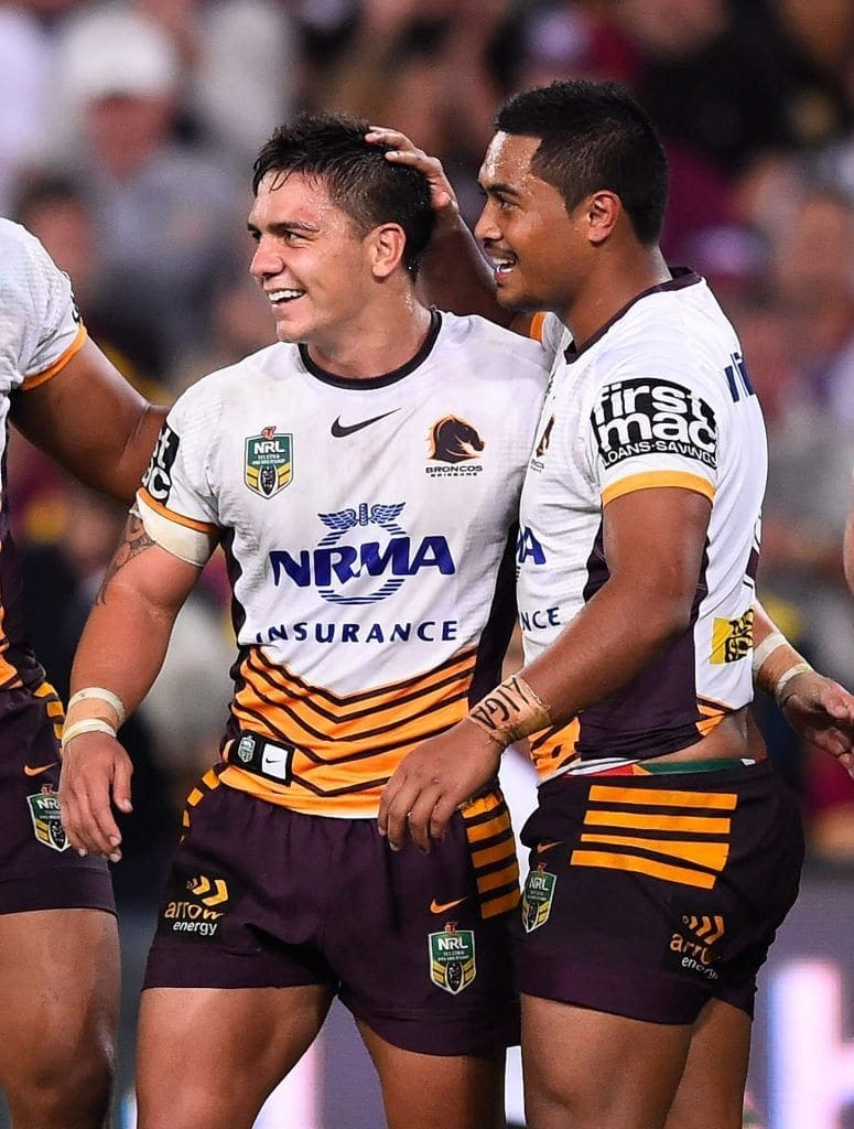 Reece Walsh gives a smile during a Brisbane Broncos NRL training News  Photo - Getty Images