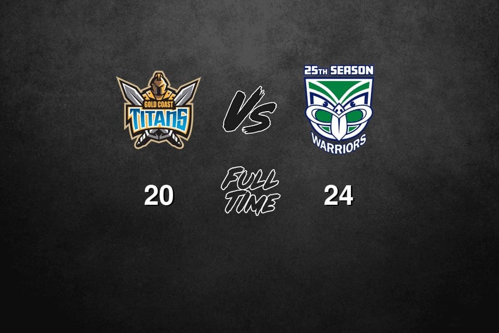 FULL TIME Titans vs Warriors Round 14, 2019 NRL News Zero Tackle