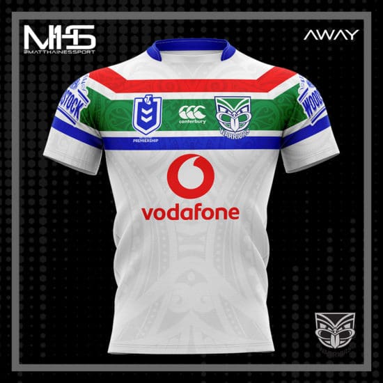 nrl warriors jersey