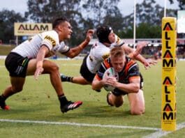 NRL Trial - Panthers v Wests Tigers