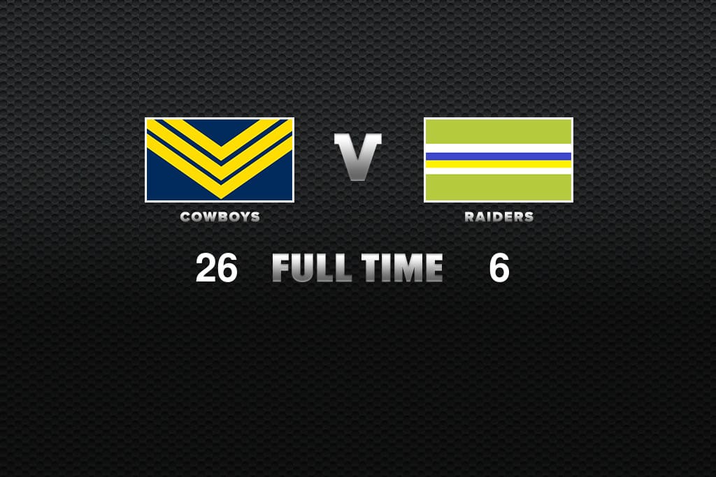 FULL TIME: Cowboys vs Raiders - Round 2, 2022 - NRL News - Zero Tackle