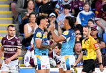 NRL Rd 22 - Titans v Sea Eagles