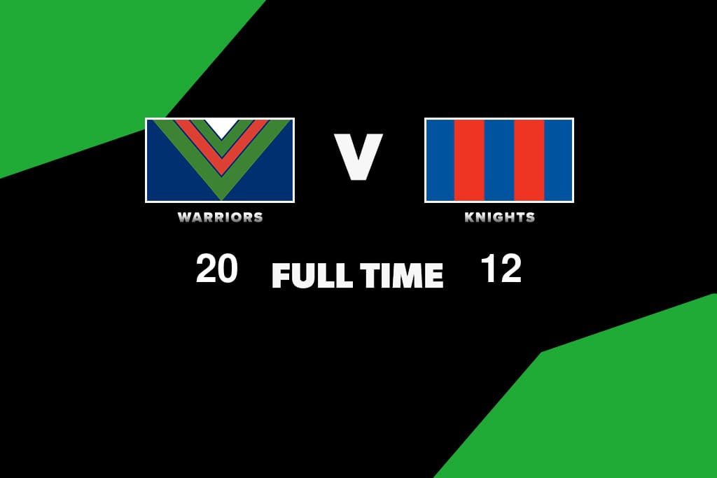 FULL TIME Warriors vs Knights Round 4, 2024 NRL News Zero Tackle