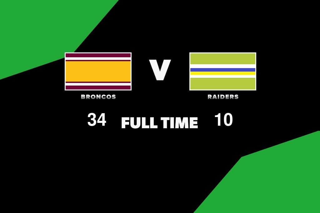 FULL TIME Broncos vs Raiders Round 7, 2024 NRL News Zero Tackle