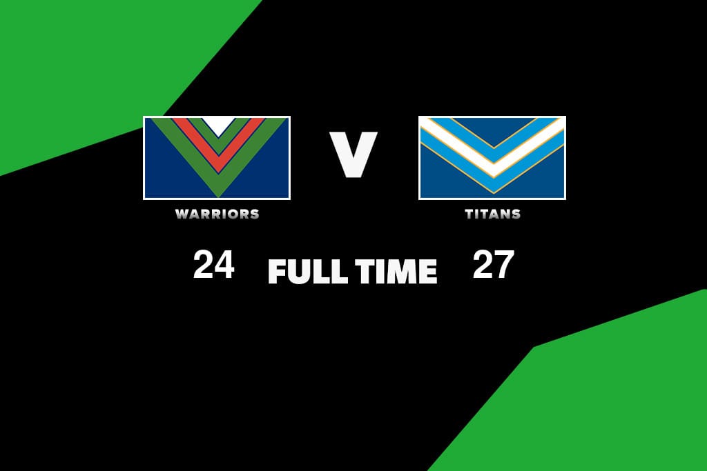 FULL TIME Warriors vs Titans Round 8, 2024 NRL News Zero Tackle