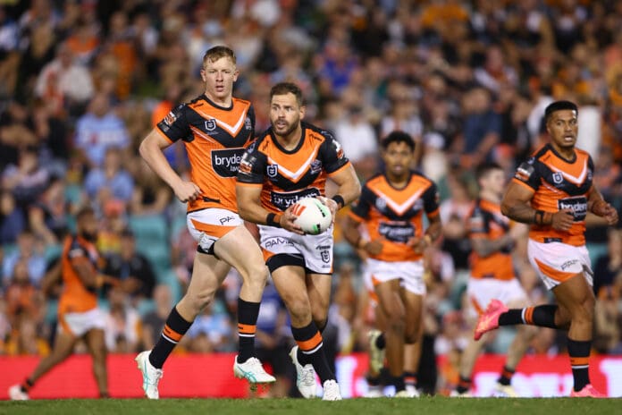 NRL Rd 3 - Tigers v Sharks