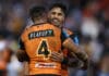 NRL Rd 15 -  Tigers v Titans