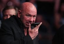 PHOENIX, ARIZONA - MAY 07: President of the Ultimate Fighting Championship, Dana White attends UFC 274 at Footprint Center on May 07, 2022 in Phoenix, Arizona. (Photo by Christian Petersen/Getty Images)