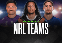 Round 1 Team Lists